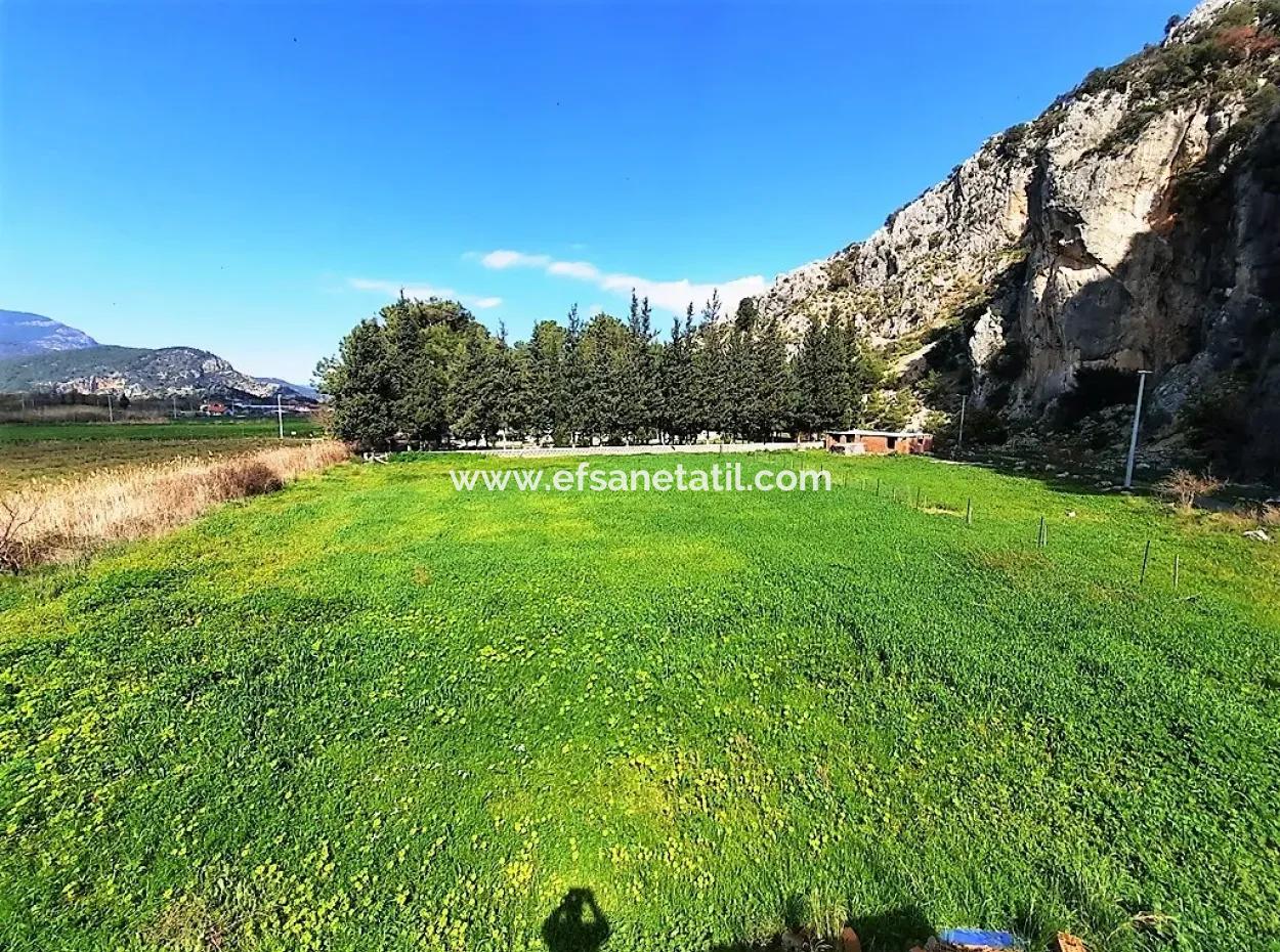 Mugla Dalyan 3500 M2 Grundstück 120 M2 Einstöckiges Einfamilienhaus Zu Verkaufen