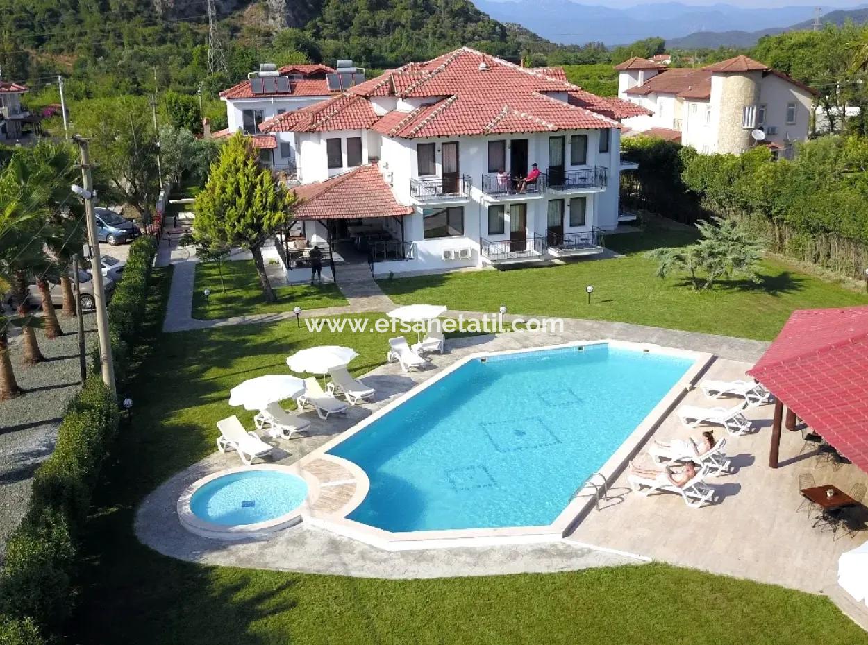 Gepflegtes Boutique-Hotel Auf 1500 M2 Grundstück Zum Verkauf In Mugla Dalyan