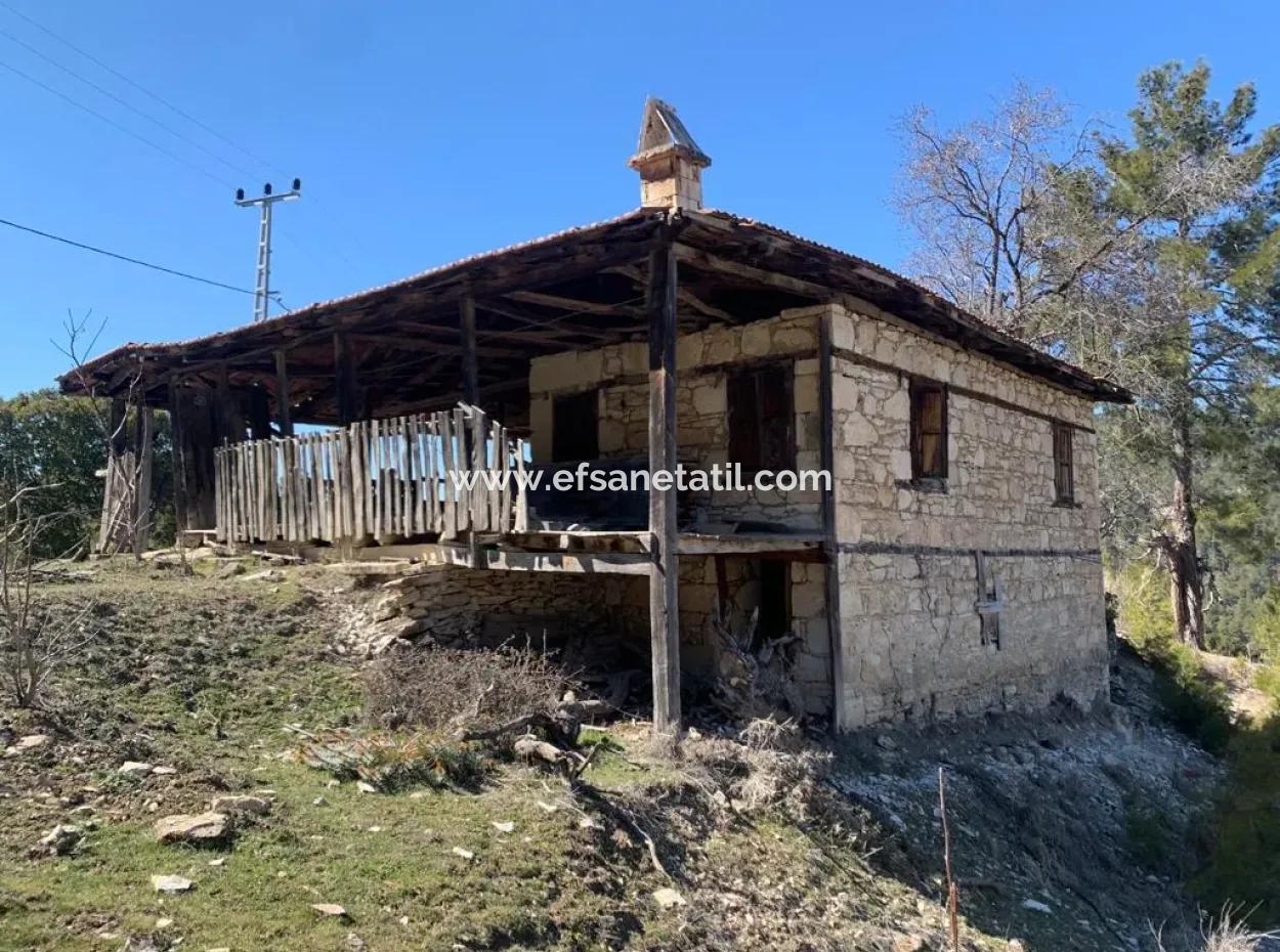 Grundstück Mit 2 Häusern In Denizli Çameli Ericek Zu Verkaufen