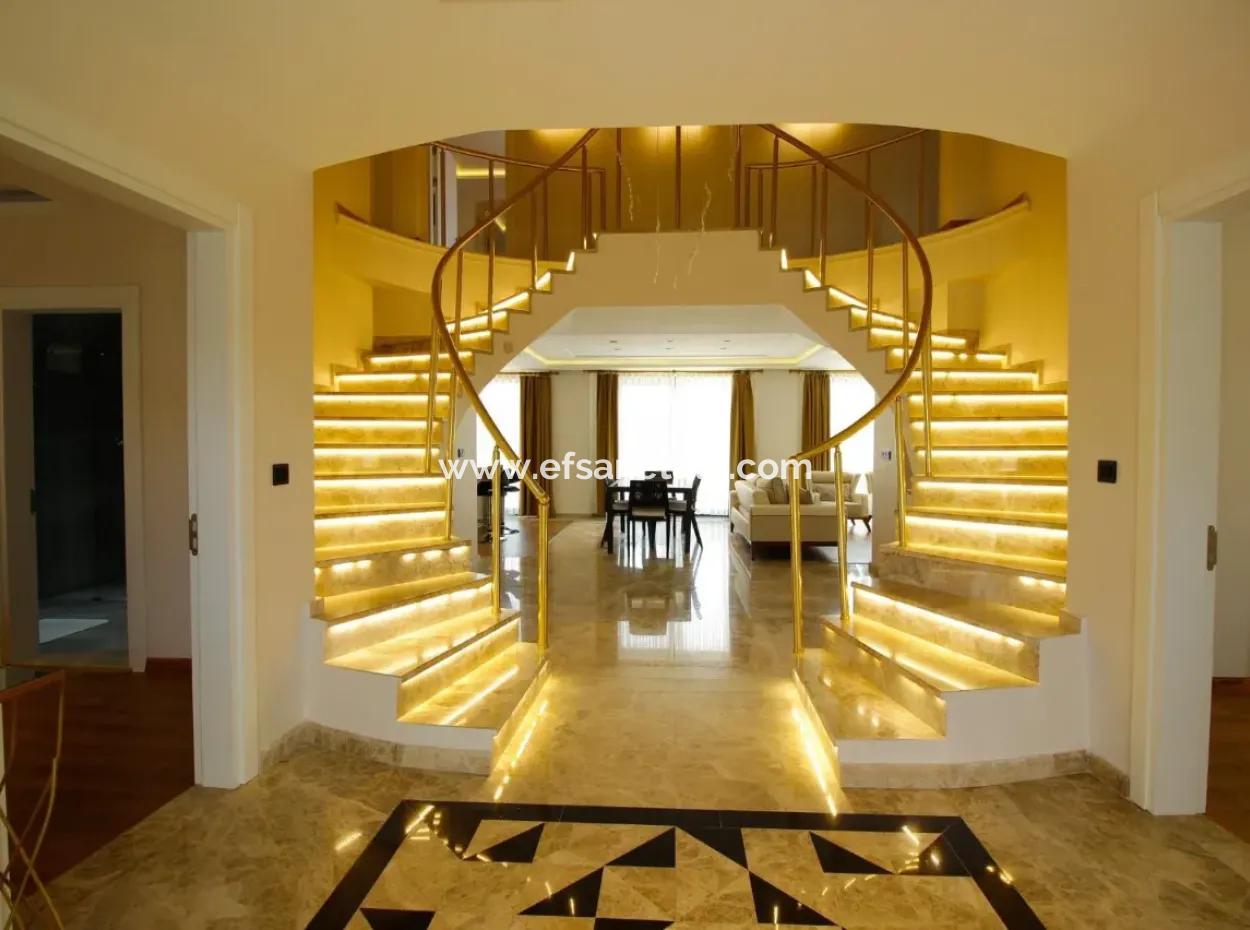 Freistehende Luxusvilla Mit 5 1 Pool Auf 770 M² Grundstück In Dalyan, Mugla Ortaca Zu Verkaufen