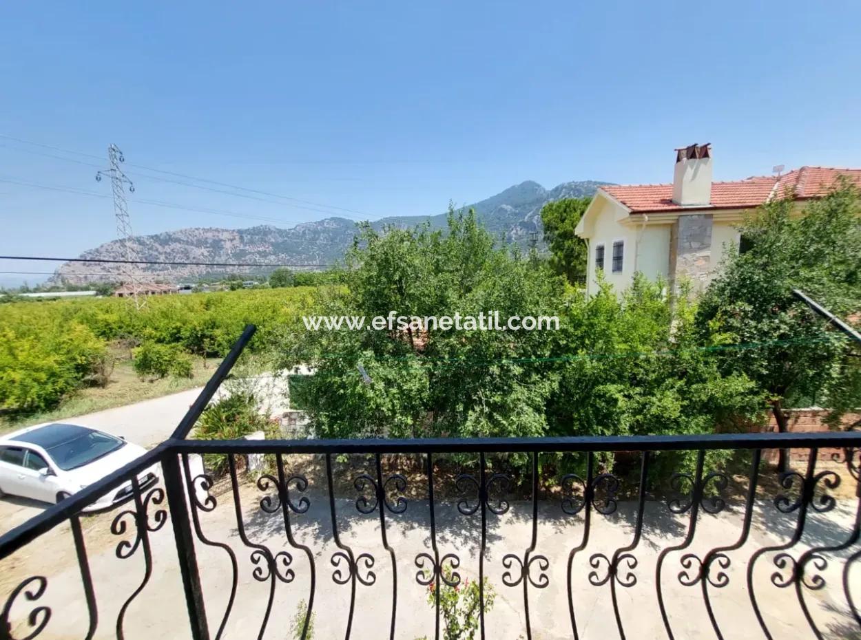 3 1 Unmöblierte Maisonette-Villa Zu Vermieten In Ortaca Dalyan, Mugla