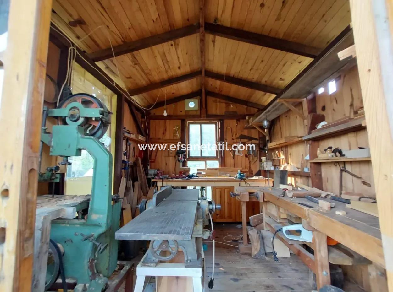 Einstöckiges Haus Zum Verkauf Auf 15 000 M2 Freistehendem Grundstück In Der Nähe Des Dalyan-Kanals In Köyceğiz Çandırda