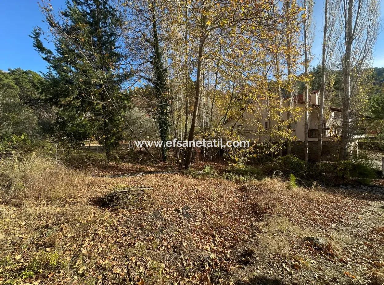 Freistehendes 260 M2 Zoniertes Grundstück Zum Verkauf Im Zentrum Des Köyceğiz-Plateaus