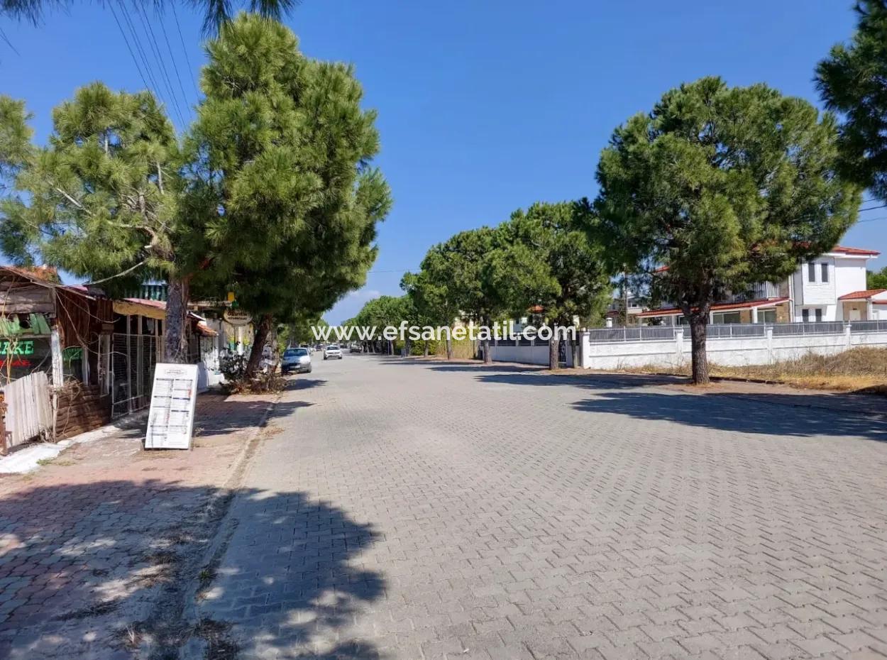 500 M2 Grundstück Zu Vermieten In Dalyan Gülpınarda Busy Street