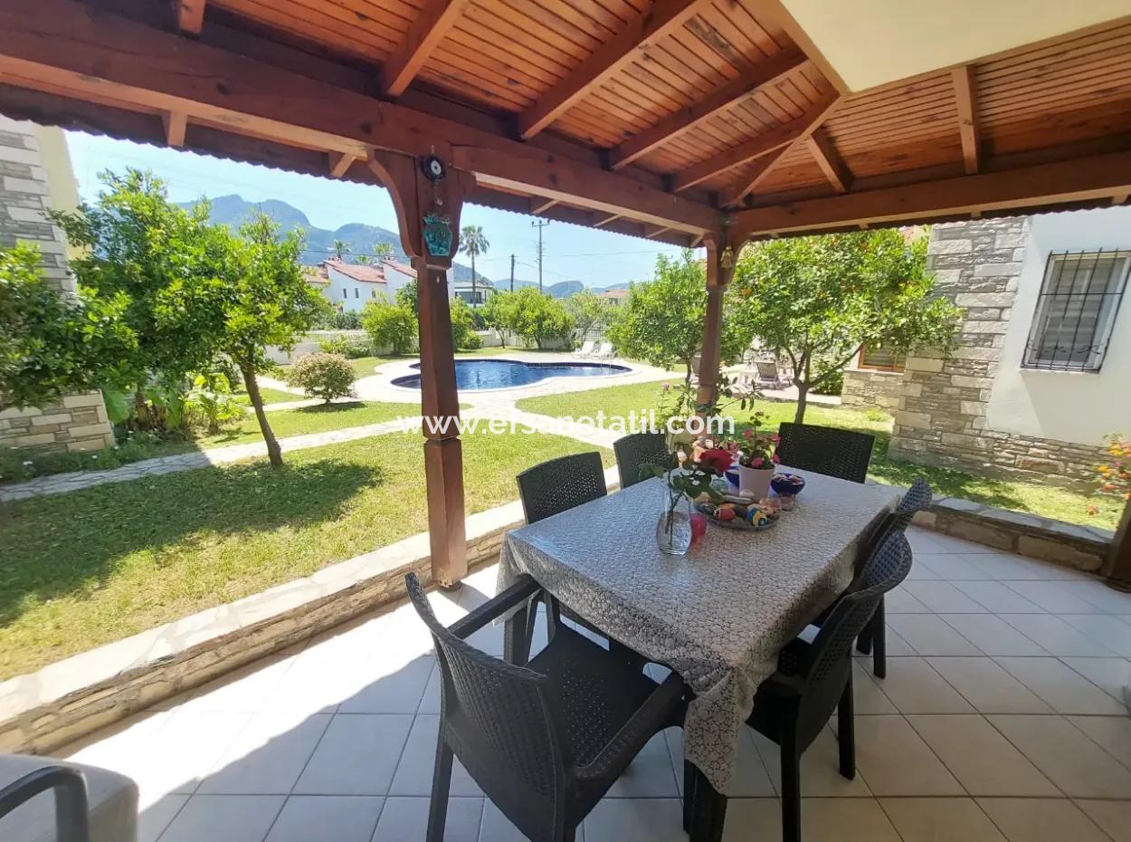 Unabhängige Und Gepflegte 4 In 1 Maisonette-Villa Zum Verkauf In Muğla, Ortaca, Dalyan