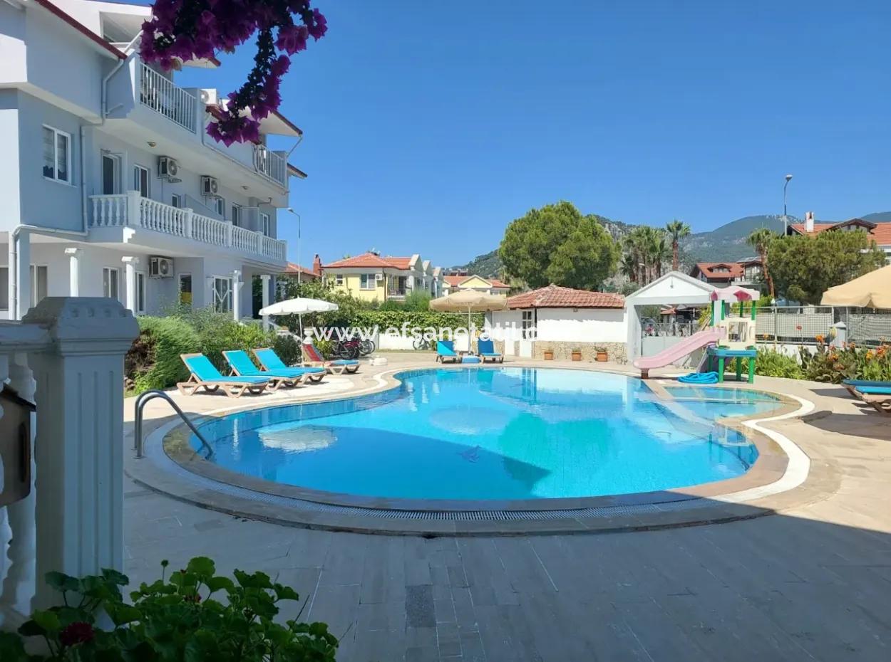 Mugla Dalyanda 63 M2, 2 1 Schwimmbad Wohnung Zu Verkaufen