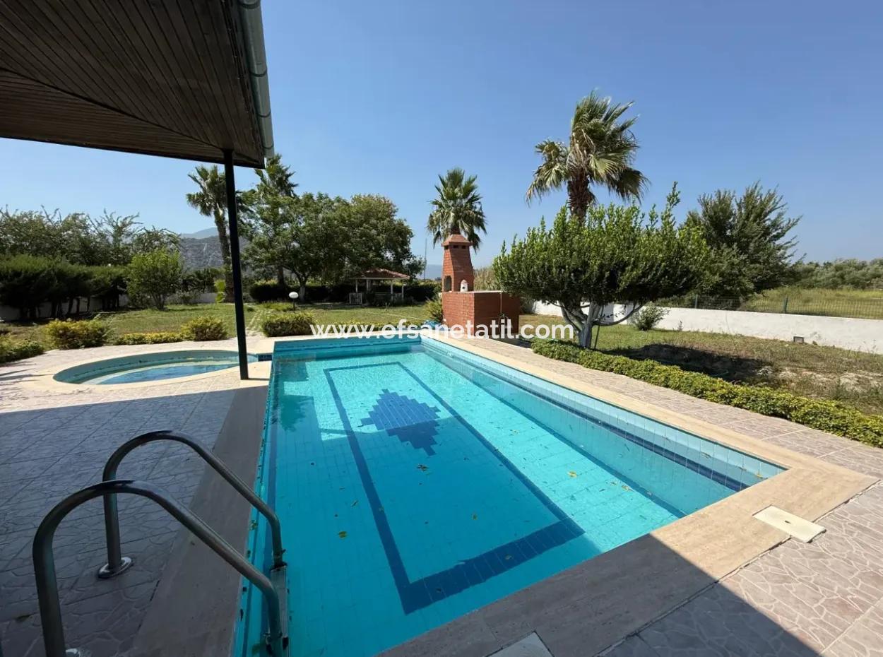 Ortaca, Dalyan 3 In 1, 100 M2 Villa Mit Pool Auf 4.500M2 Land