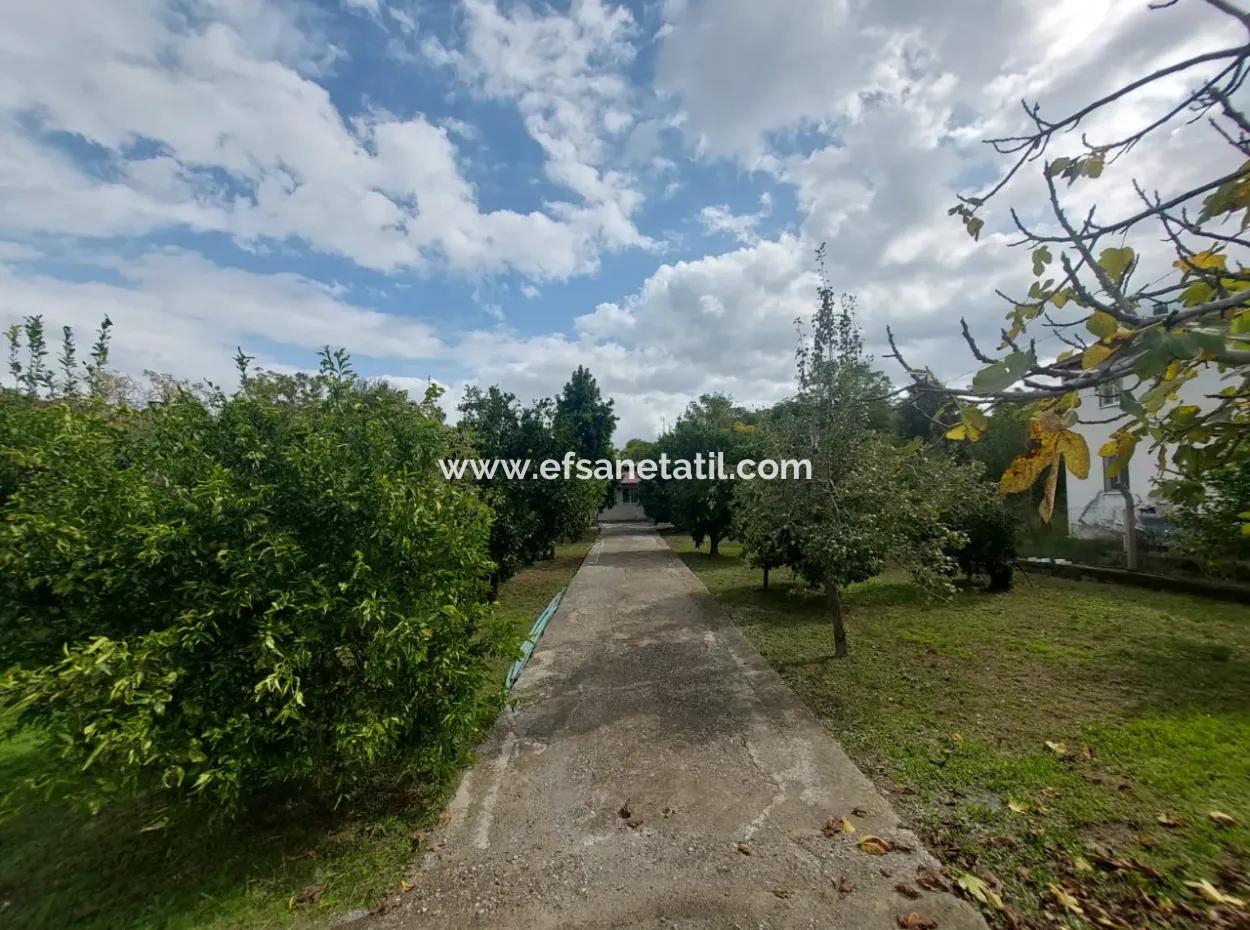 2 1, 70 M2 Dorfhaus Zum Verkauf Auf 902 M2 Land Null Zur Ortaca Akıncı Sarıgerme Road