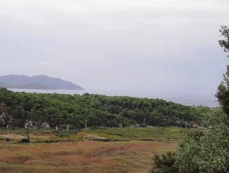 Mugla Ortaca Sar-Germe 880 M2 Voll Meer Und Natur Blick Grundstück Zu Verkaufen