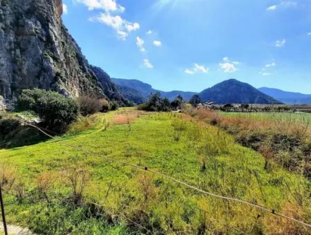 Mugla Dalyan 3500 M2 Grundstück 120 M2 Einstöckiges Einfamilienhaus Zu Verkaufen