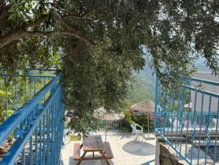 Muğla Dalyan Gökbelde Freistehende Möblierte Villa Mit Meerblick Zu Vermieten