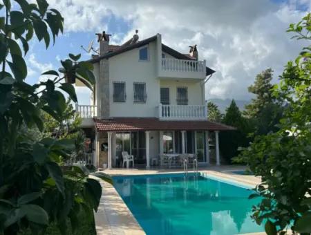 4 1 Freistehende Villa Zum Verkauf Auf 600 M2 Grundstück In Muğla Ortaca Dalyan