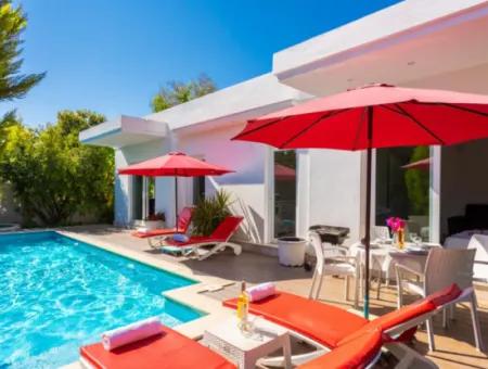 120 M2, 3 1 Möblierte Villa Mit Pool In Muğla Dalyan 6 Monatsmieten