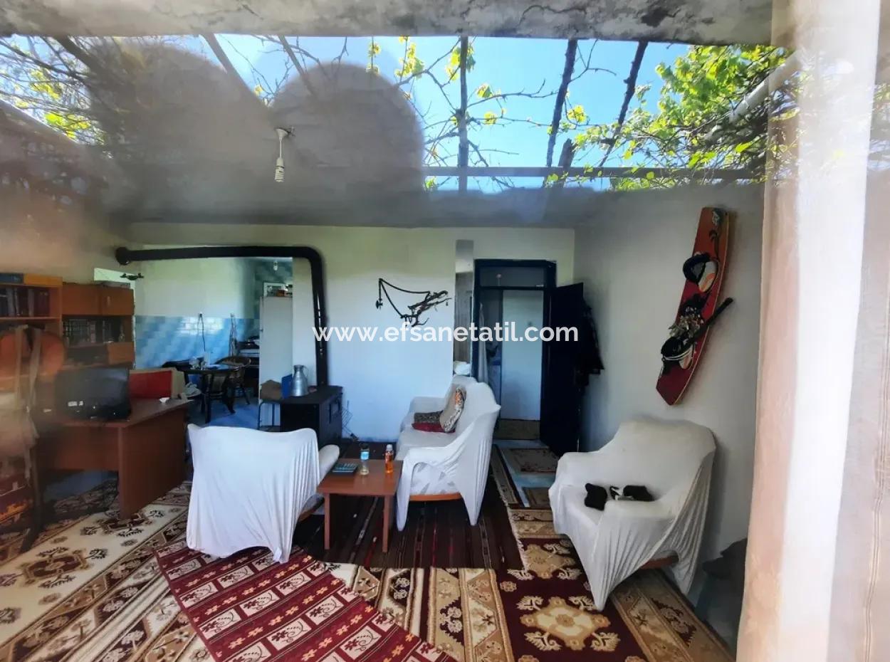 600 M2 Land And Detached House With Sea View For Sale In Ortaca Sarıgerme