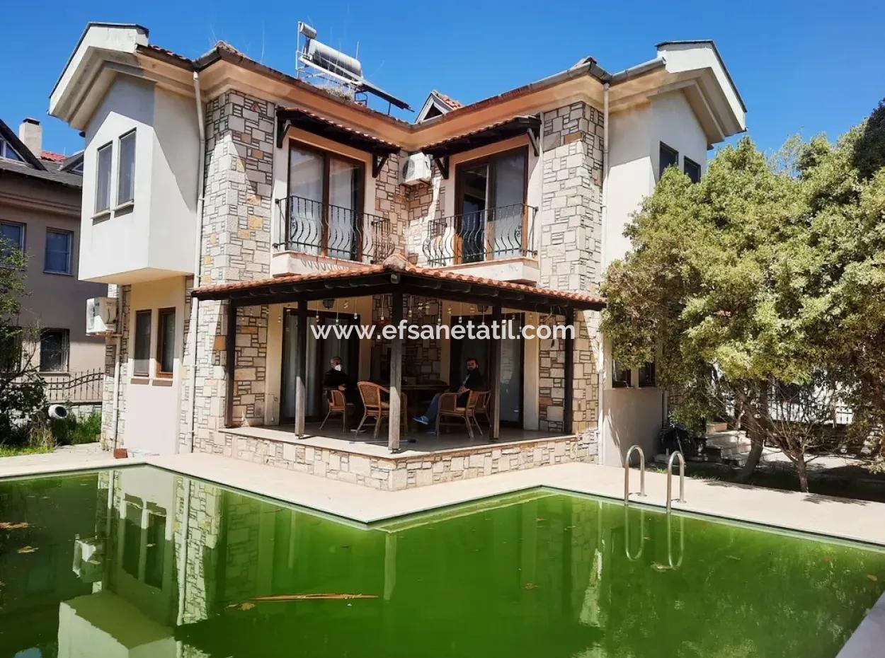 2 Duplex Villas Furnished In Mugla Dalyan Center For Annual Rent