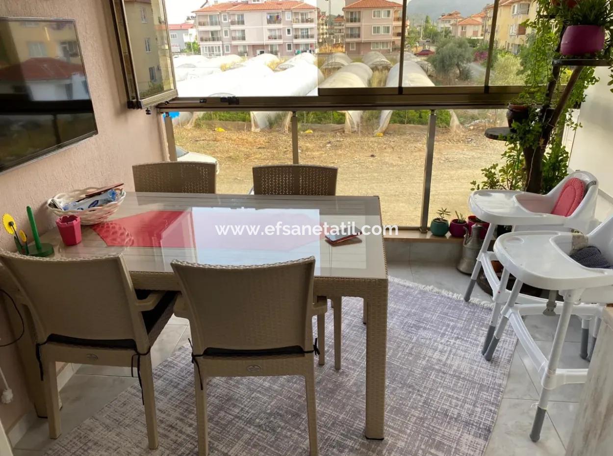 2+1 Furnished New Flat For Sale In Muğla Ortaca Karaburun