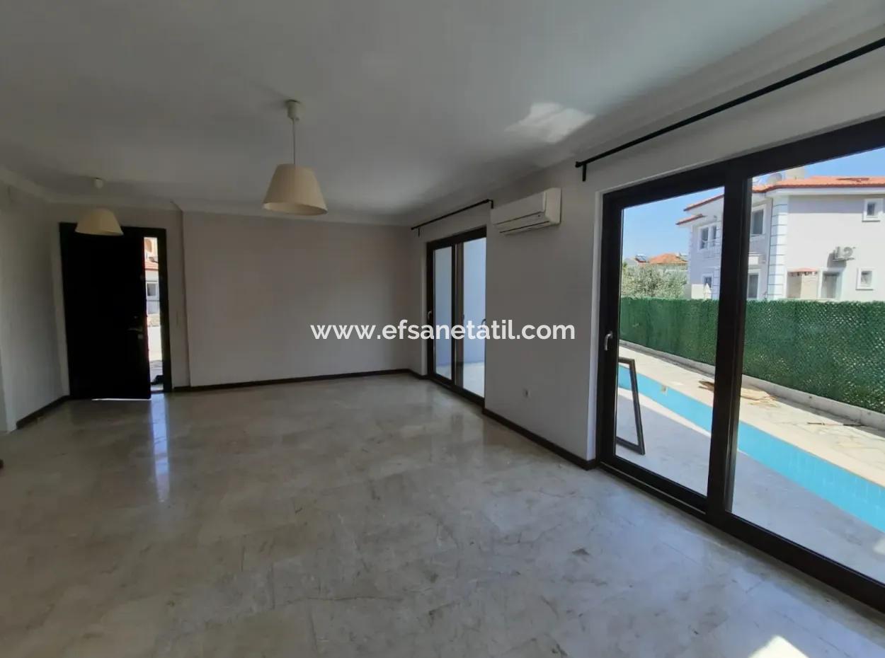 3 Triplex Villas With Mugla Ortaca Dalyan Swimming Pool For Sale Completely