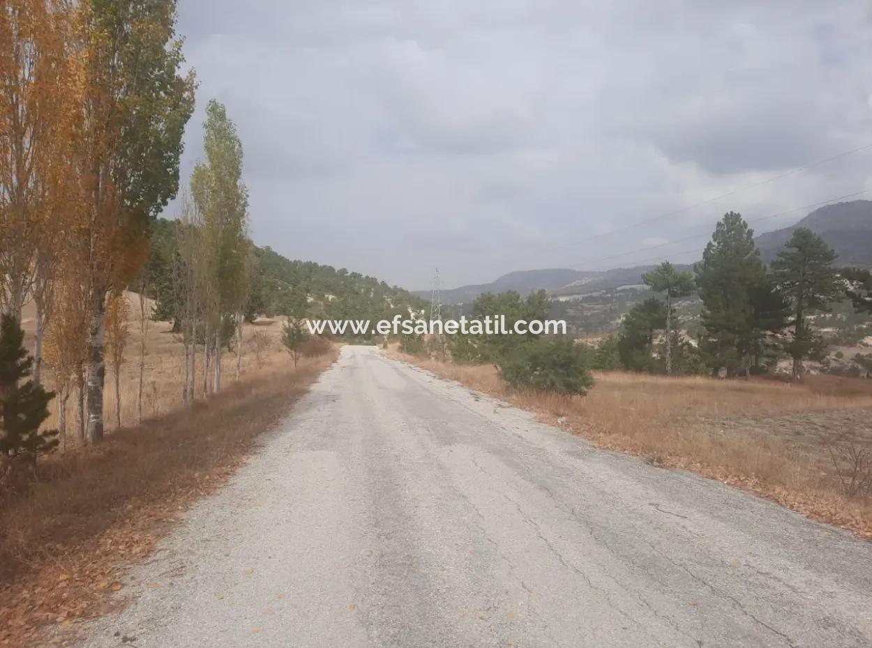 6 230 M2 Detached Land For Sale Or Exchange On The Old Acıpayam Road In Çameli Cumanda