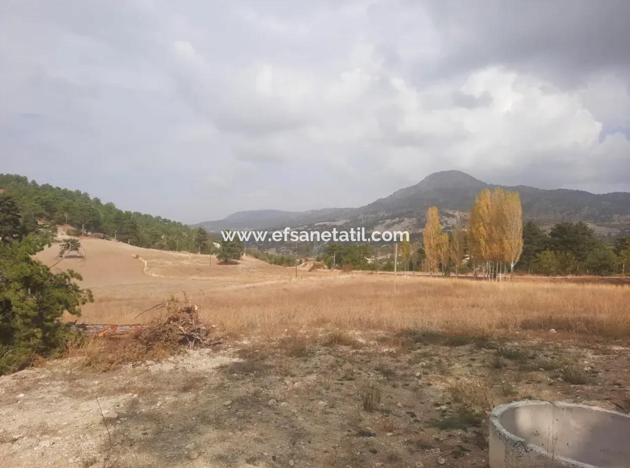 6 230 M2 Detached Land For Sale Or Exchange On The Old Acıpayam Road In Çameli Cumanda