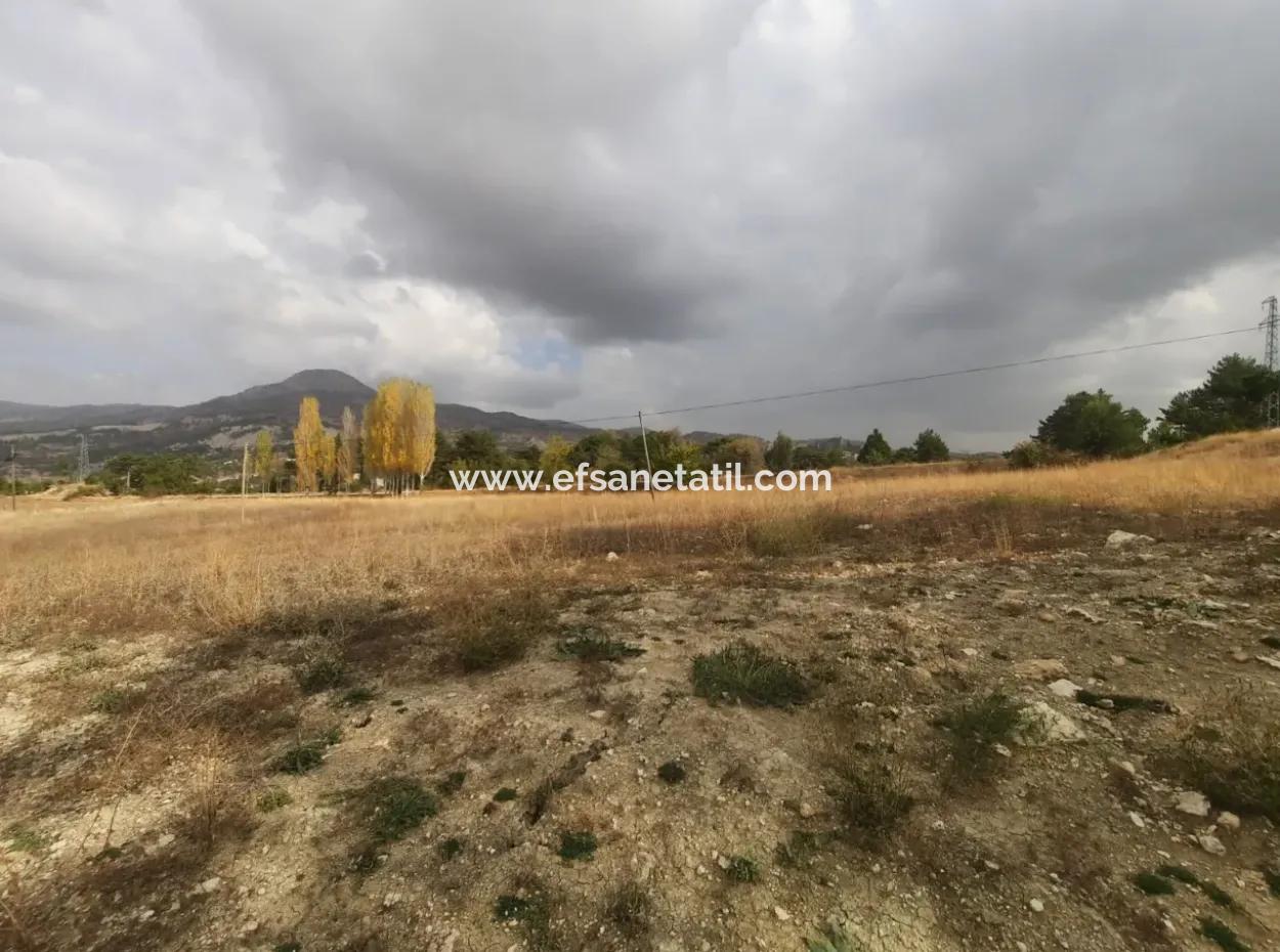 6 230 M2 Detached Land For Sale Or Exchange On The Old Acıpayam Road In Çameli Cumanda