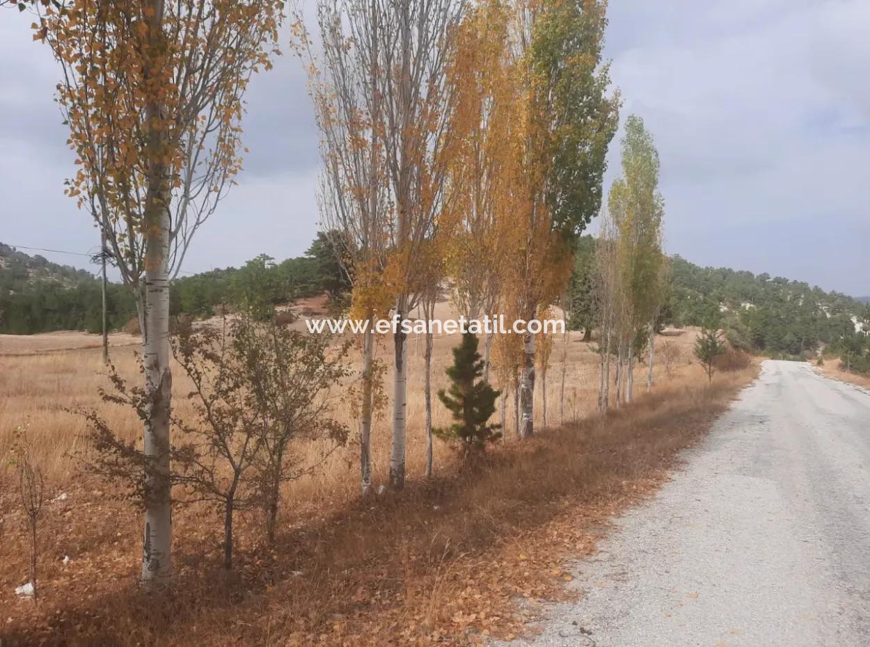 6 230 M2 Detached Land For Sale Or Exchange On The Old Acıpayam Road In Çameli Cumanda
