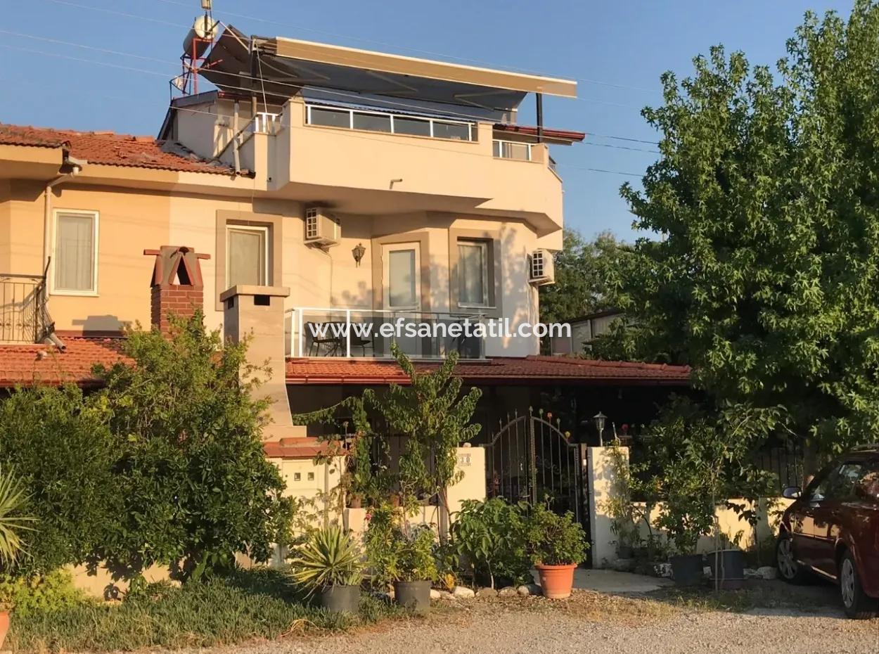 Fully Furnished Detached House For Sale In Dalyan