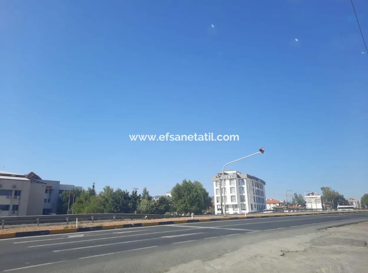 Ortaca Dalaman Highway Zero 1000 M2 4 Floor Commercial Zoned Land For Sale