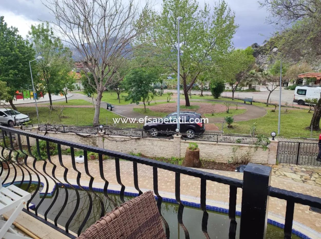 1 1 Apartment For Daily Rent In Dalyan, Mugla Near Dalyan Canal With Swimming Pool