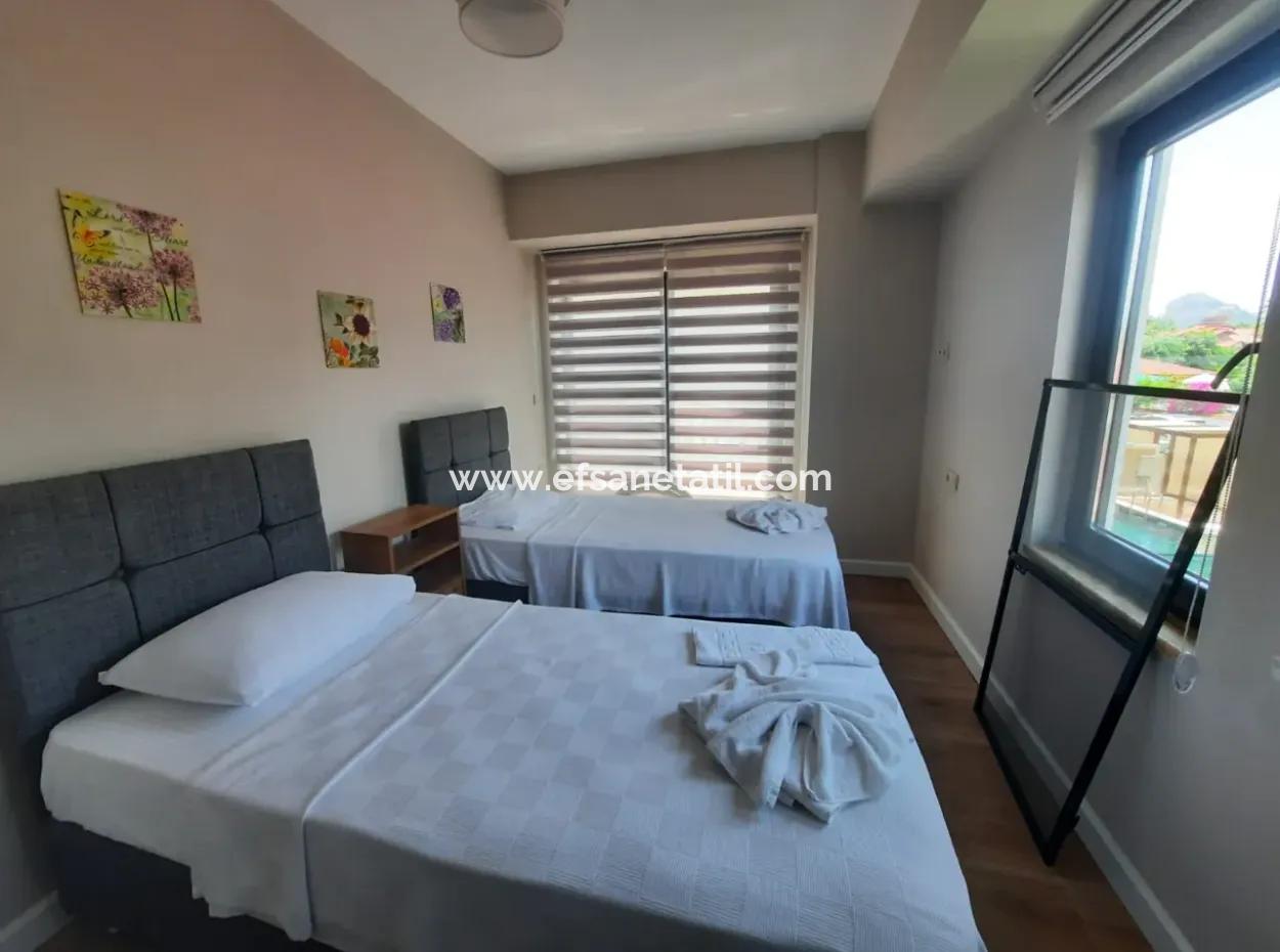 Flat, Furnished 5 1 Luxury Villa With Swimming Pool For Sale In Dalyan, Mugla