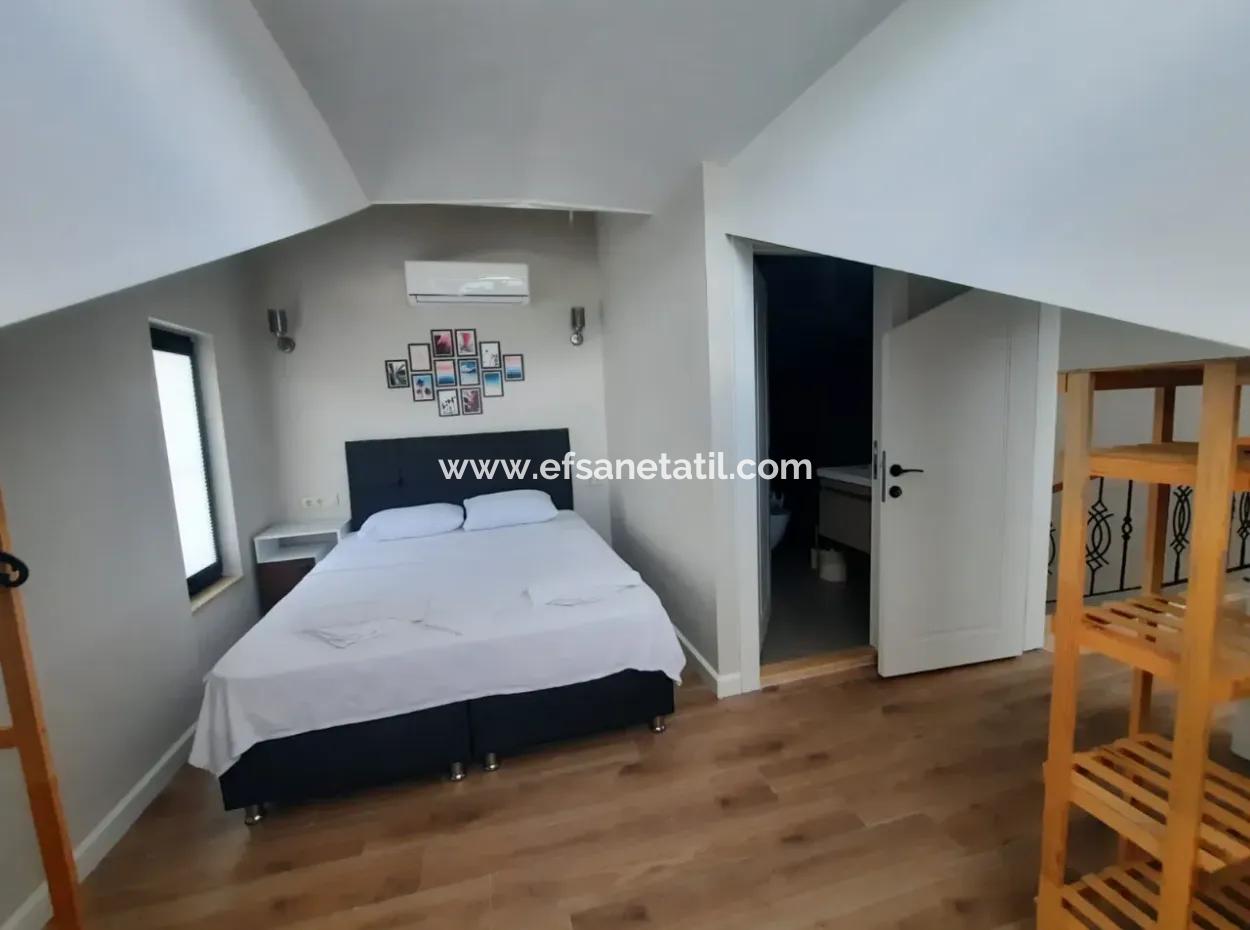 Flat, Furnished 5 1 Luxury Villa With Swimming Pool For Sale In Dalyan, Mugla