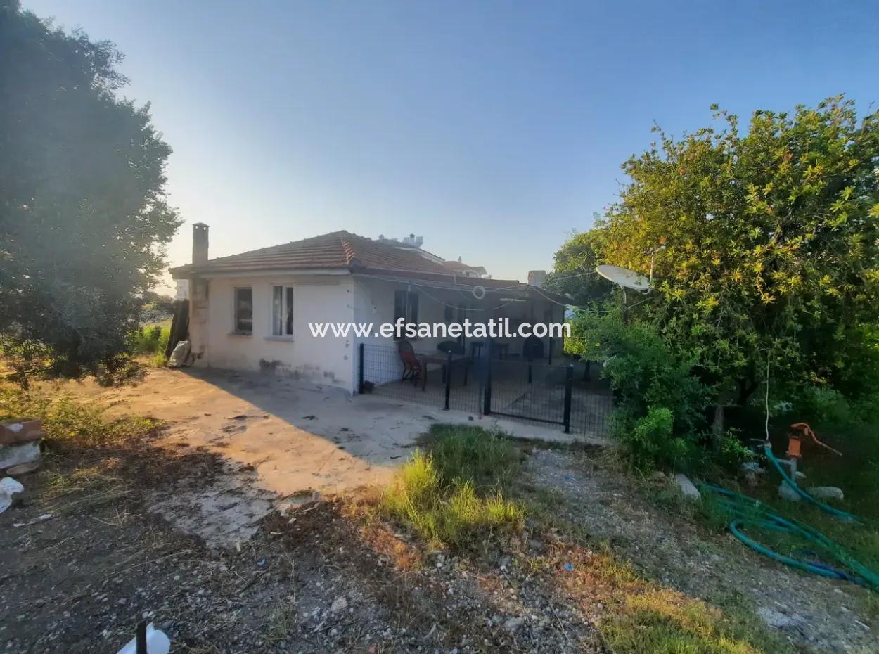 Village House On 1 360 M2 Treasury Land In Dalaman Is For Sale Or Bartered With A Car