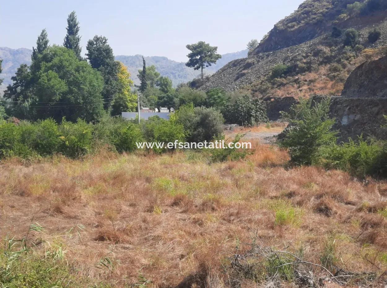 Mugla Ortacada 768 M2 30% 2 Storey Zoned Land For Sale