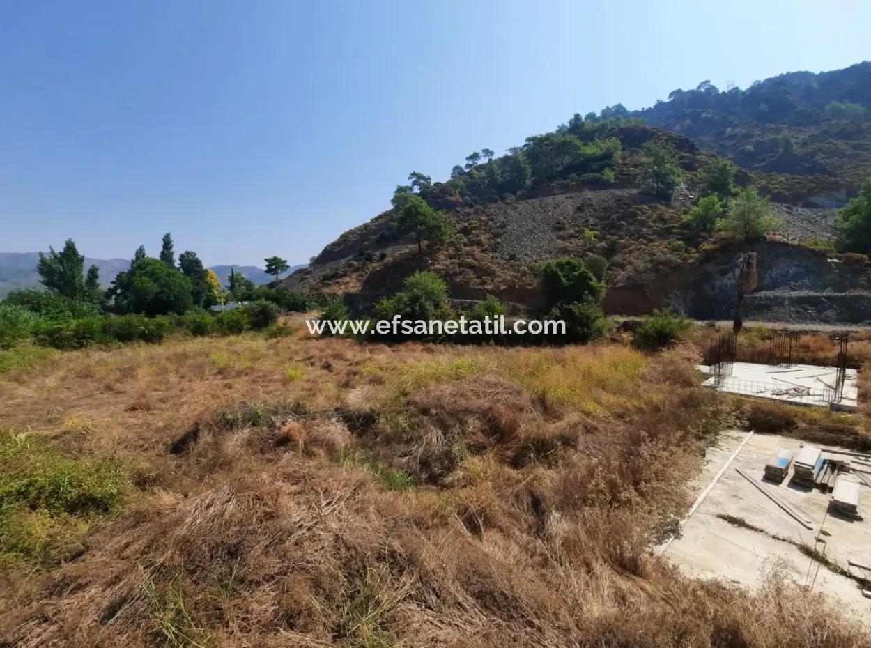 Mugla Ortacada 768 M2 30% 2 Storey Zoned Land For Sale