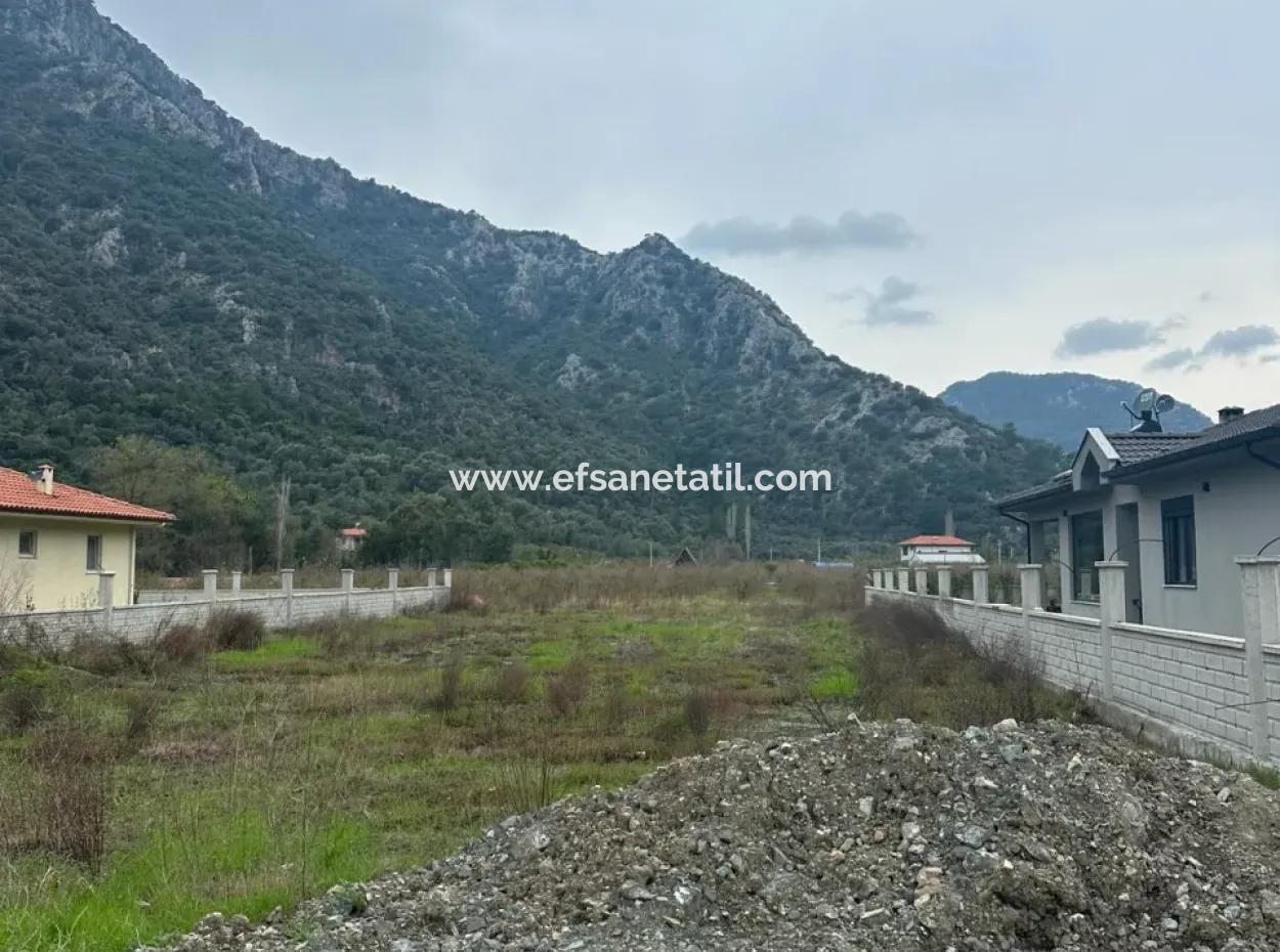 1000 M2 Detached Land With Zoning For Sale In Ortaca Mergenli