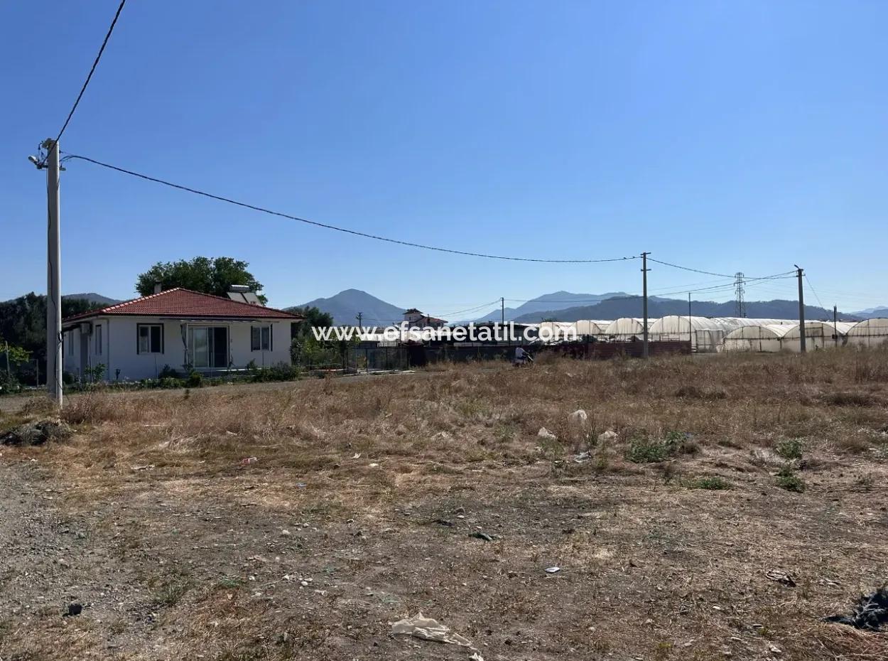 515 M2 Corner Zoned Land In Ortaca Karaburun Urgent Sale Or Exchange