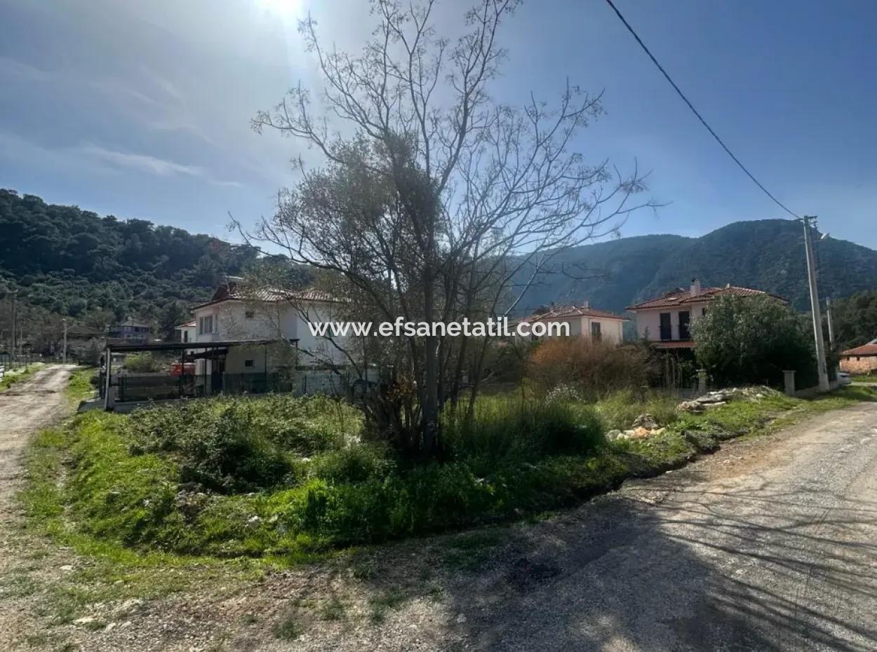 415 M2 Detached Land With Residential Zoning In Ortaca Mergenlide For Sale