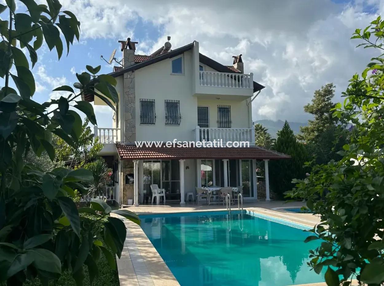 4 1 Detached Villa For Sale On 600 M2 Plot In Muğla Ortaca Dalyan