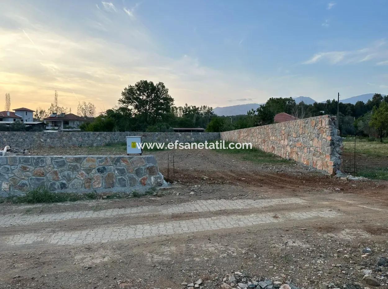 Detached 1000 M2 Construction License Ready Land For Sale In Köyceğiz Beyobası