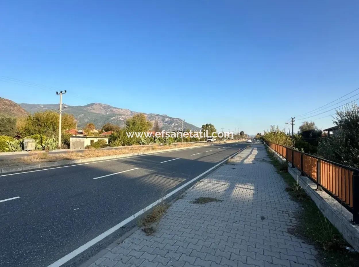 2.800 M² Commercial/Residential Zoned Land For Sale In Köyceğiz Toparlar Facing The Main Road
