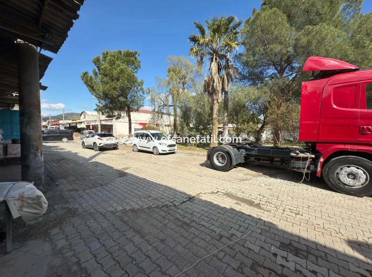 70M2 Industrial Shop For Sale In Ortaca Industrial Estate.