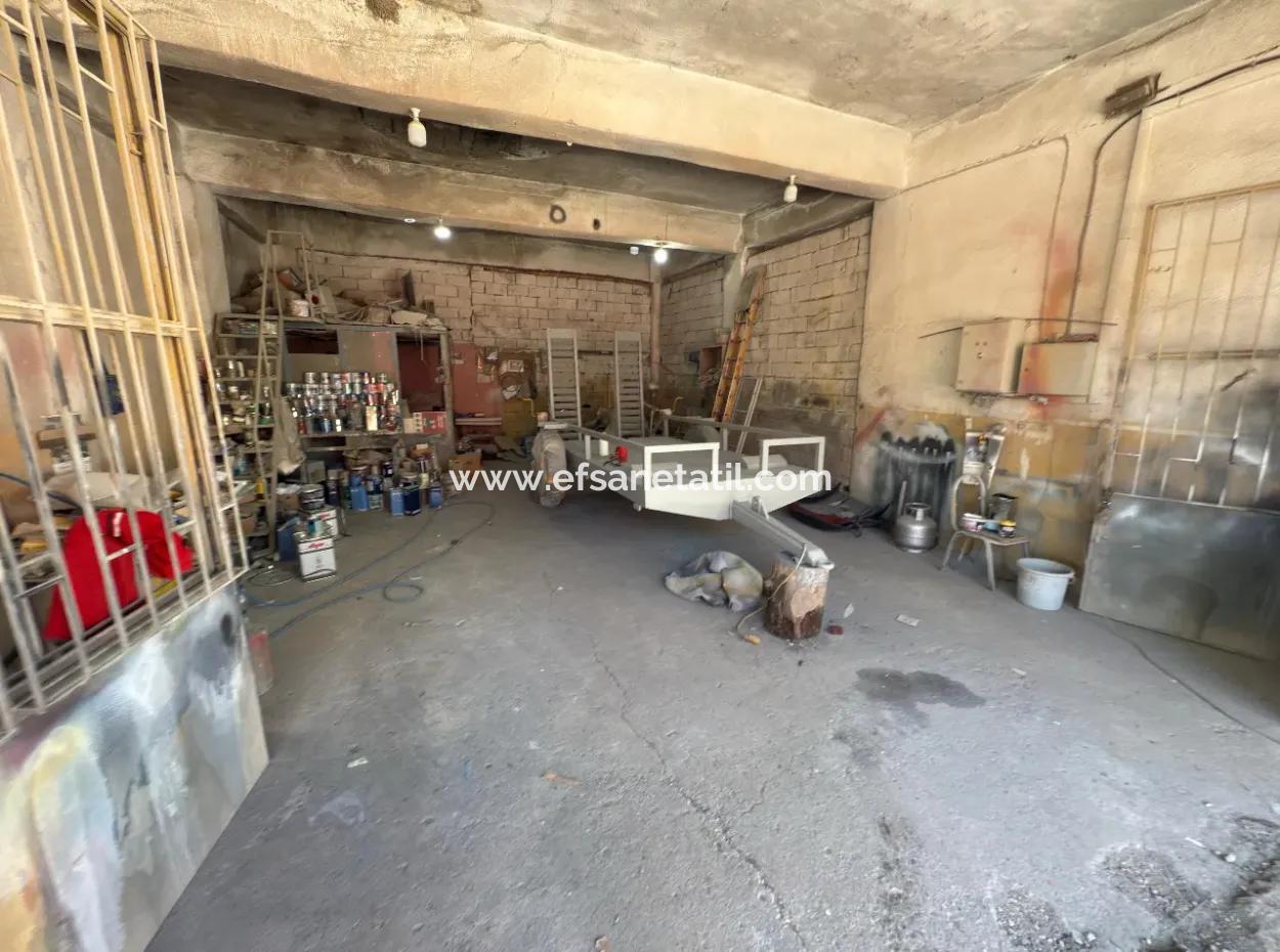 70M2 Industrial Shop For Sale In Ortaca Industrial Estate.