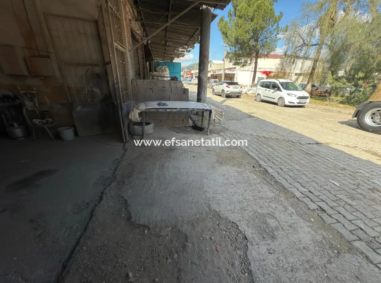 70M2 Industrial Shop For Sale In Ortaca Industrial Estate.