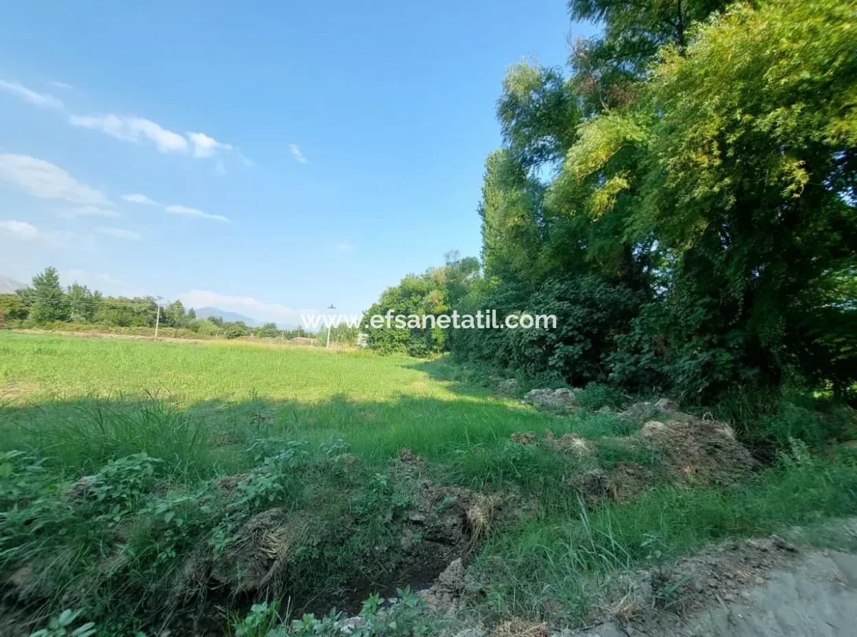 Detached 1.300 M2, 250M2 Bargain Land With Construction Rights For Sale In Köyceğiz Beyobası