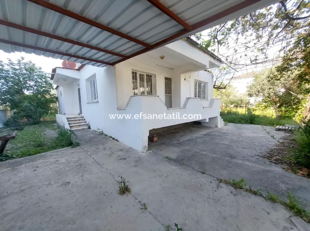508 M2 Zoned Land And Detached House For Sale In Ortaca Cumhuriyet