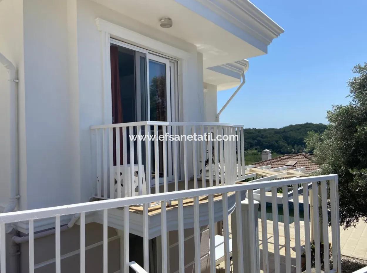 For Sale 3 In 1 Duplex With Swimming Pool On A 400 M2 Plot In Sarigerme, Mugla 