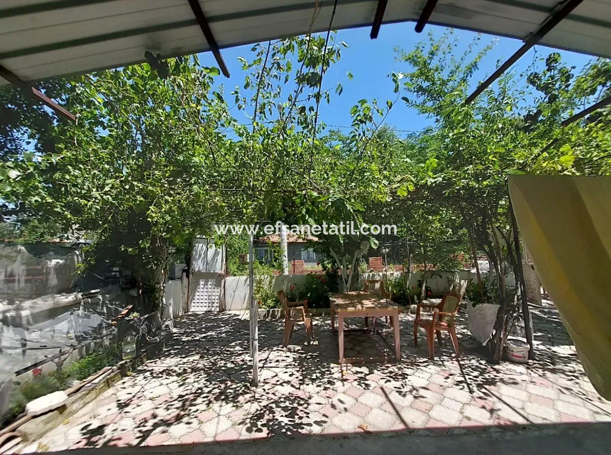 110 M2 Village House For Sale On 600 M2 Treasury Land In Dalyan, Muğla