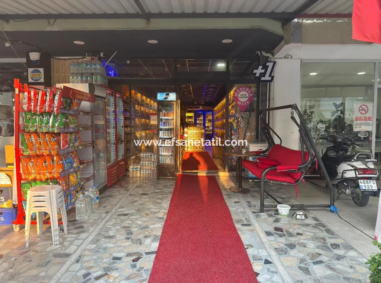 210 M2 Tekel Market For Rent On The Busiest Street Of Ortaca.