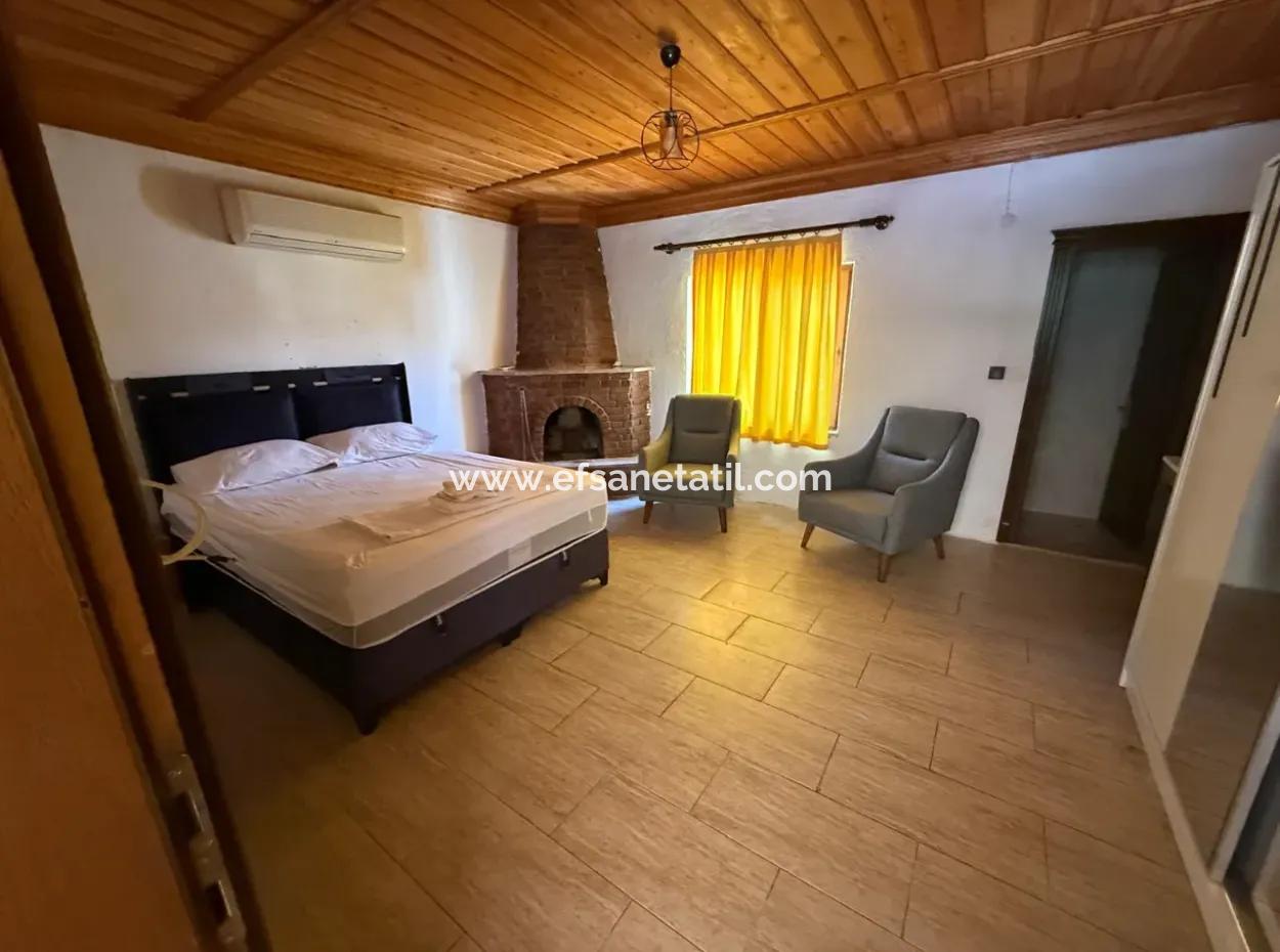 Detached House With Restaurant And 3 In 1 Pool For Rent In Ortaca Dalyan, Muğla