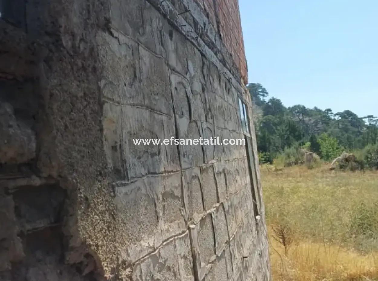 2 Storey Stone House For Sale On 750 M² Land In Denizli Çameli Gökçeyaka