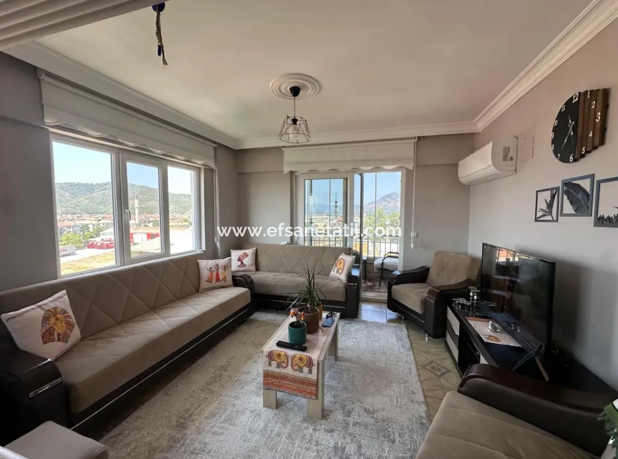 2 1 5Th Floor Non-Closing, Façade Apartment For Sale In Ortaca